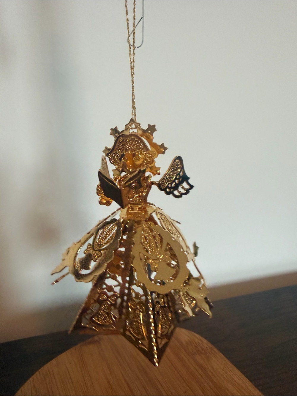 Gold Plated Angel Ornament